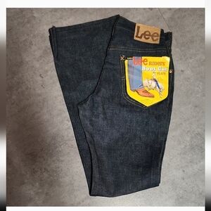 Vintage Lee Riders High Rise Bootcut Flare Jeans USA Made Western Denim/18 Slim